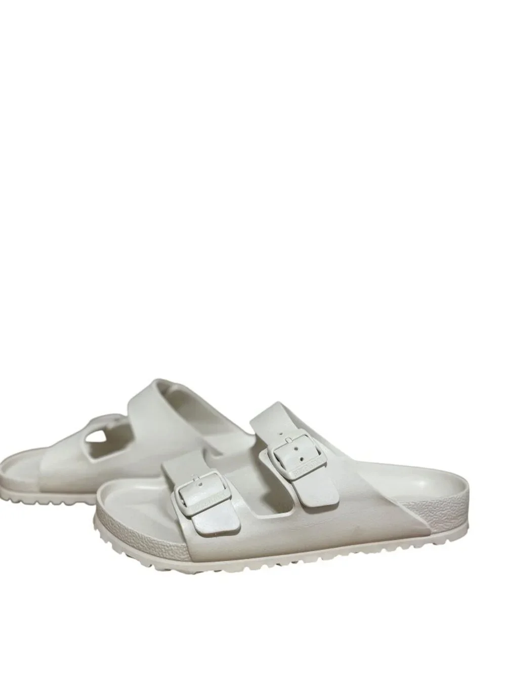 Birkenstock Arizona Essentials EVA Sandals, Eggshell Men's Sz 12 New without Box
